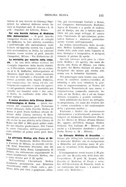 Medicina nuova periodico settimanale di scienze mediche, giurisprudenza sanitaria, medicina sociale e interessi delle classi sanitarie