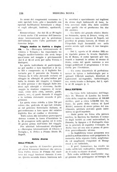 Medicina nuova periodico settimanale di scienze mediche, giurisprudenza sanitaria, medicina sociale e interessi delle classi sanitarie