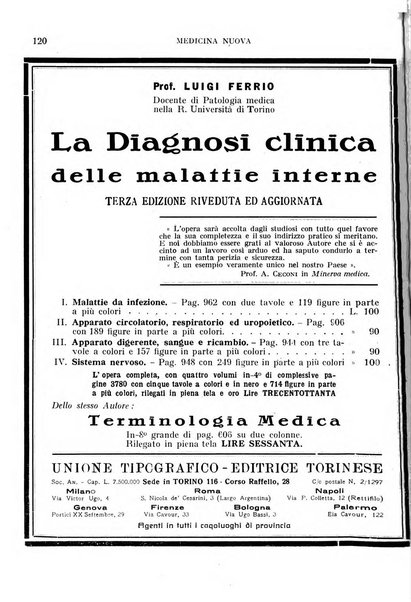 Medicina nuova periodico settimanale di scienze mediche, giurisprudenza sanitaria, medicina sociale e interessi delle classi sanitarie