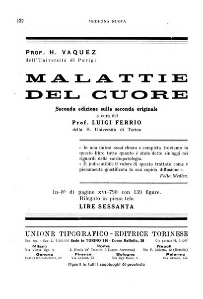 Medicina nuova periodico settimanale di scienze mediche, giurisprudenza sanitaria, medicina sociale e interessi delle classi sanitarie