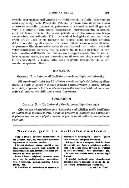 Medicina nuova periodico settimanale di scienze mediche, giurisprudenza sanitaria, medicina sociale e interessi delle classi sanitarie