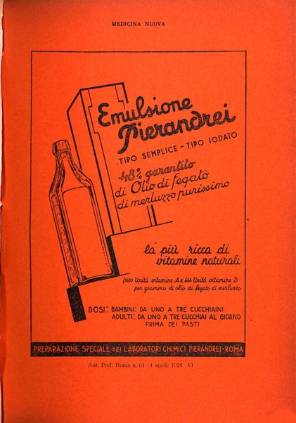 Medicina nuova periodico settimanale di scienze mediche, giurisprudenza sanitaria, medicina sociale e interessi delle classi sanitarie