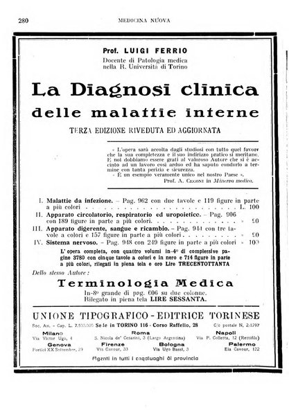 Medicina nuova periodico settimanale di scienze mediche, giurisprudenza sanitaria, medicina sociale e interessi delle classi sanitarie