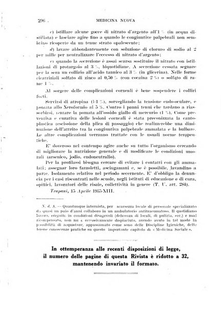 Medicina nuova periodico settimanale di scienze mediche, giurisprudenza sanitaria, medicina sociale e interessi delle classi sanitarie