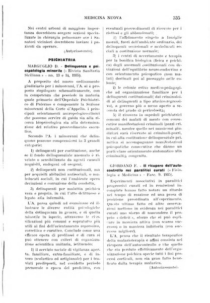 Medicina nuova periodico settimanale di scienze mediche, giurisprudenza sanitaria, medicina sociale e interessi delle classi sanitarie