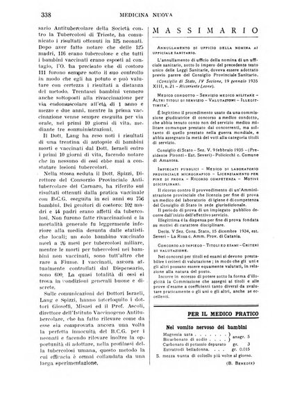 Medicina nuova periodico settimanale di scienze mediche, giurisprudenza sanitaria, medicina sociale e interessi delle classi sanitarie