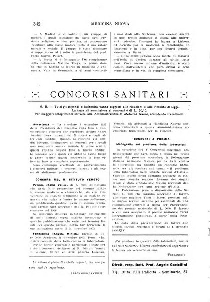 Medicina nuova periodico settimanale di scienze mediche, giurisprudenza sanitaria, medicina sociale e interessi delle classi sanitarie