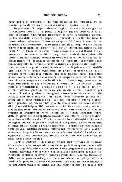 Medicina nuova periodico settimanale di scienze mediche, giurisprudenza sanitaria, medicina sociale e interessi delle classi sanitarie