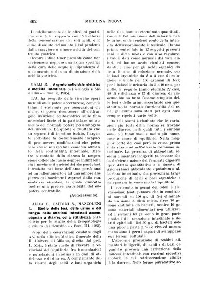 Medicina nuova periodico settimanale di scienze mediche, giurisprudenza sanitaria, medicina sociale e interessi delle classi sanitarie