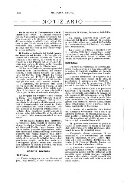 Medicina nuova periodico settimanale di scienze mediche, giurisprudenza sanitaria, medicina sociale e interessi delle classi sanitarie