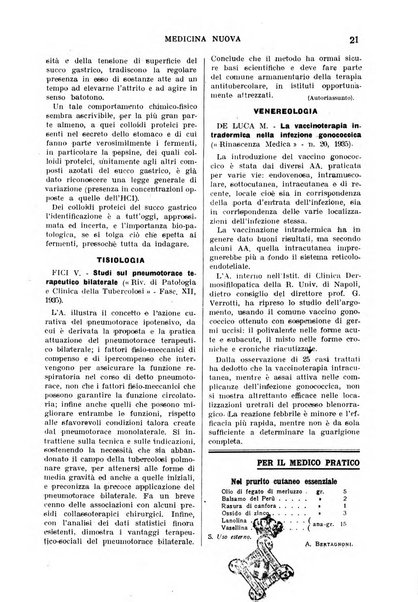 Medicina nuova periodico settimanale di scienze mediche, giurisprudenza sanitaria, medicina sociale e interessi delle classi sanitarie