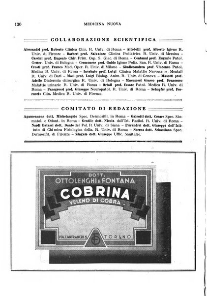 Medicina nuova periodico settimanale di scienze mediche, giurisprudenza sanitaria, medicina sociale e interessi delle classi sanitarie