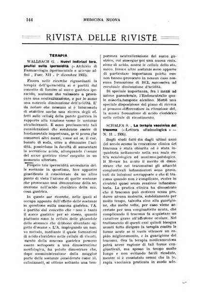 Medicina nuova periodico settimanale di scienze mediche, giurisprudenza sanitaria, medicina sociale e interessi delle classi sanitarie