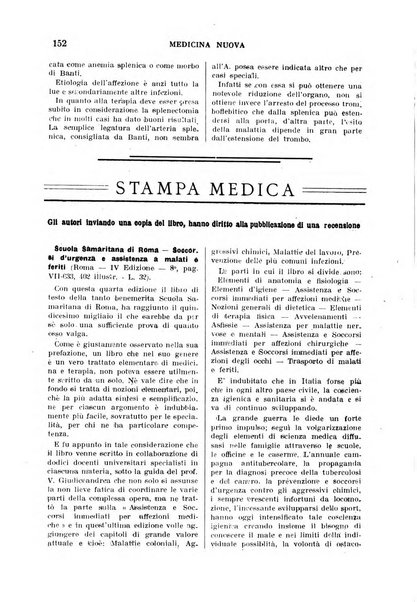 Medicina nuova periodico settimanale di scienze mediche, giurisprudenza sanitaria, medicina sociale e interessi delle classi sanitarie