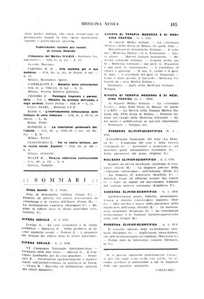 Medicina nuova periodico settimanale di scienze mediche, giurisprudenza sanitaria, medicina sociale e interessi delle classi sanitarie