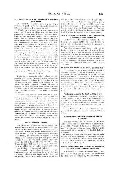 Medicina nuova periodico settimanale di scienze mediche, giurisprudenza sanitaria, medicina sociale e interessi delle classi sanitarie