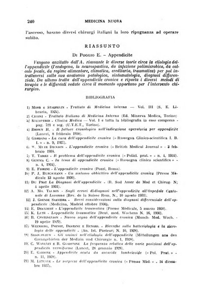 Medicina nuova periodico settimanale di scienze mediche, giurisprudenza sanitaria, medicina sociale e interessi delle classi sanitarie