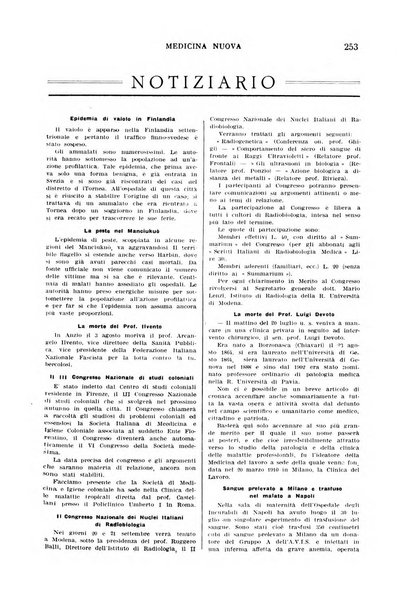 Medicina nuova periodico settimanale di scienze mediche, giurisprudenza sanitaria, medicina sociale e interessi delle classi sanitarie