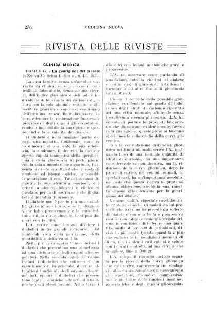 Medicina nuova periodico settimanale di scienze mediche, giurisprudenza sanitaria, medicina sociale e interessi delle classi sanitarie