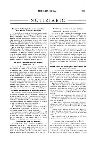 Medicina nuova periodico settimanale di scienze mediche, giurisprudenza sanitaria, medicina sociale e interessi delle classi sanitarie