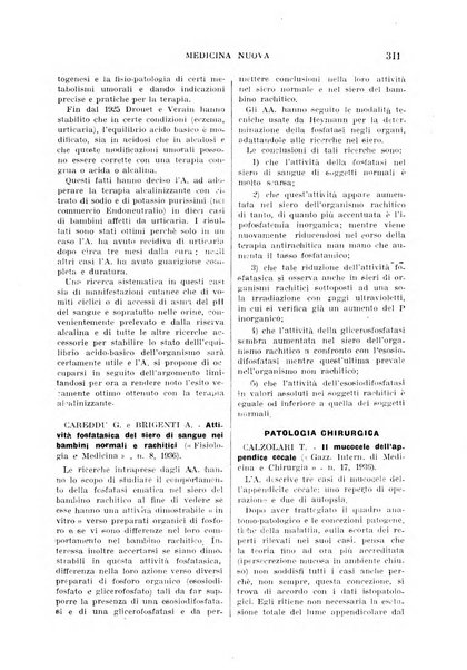 Medicina nuova periodico settimanale di scienze mediche, giurisprudenza sanitaria, medicina sociale e interessi delle classi sanitarie