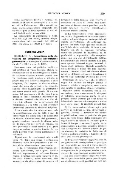 Medicina nuova periodico settimanale di scienze mediche, giurisprudenza sanitaria, medicina sociale e interessi delle classi sanitarie