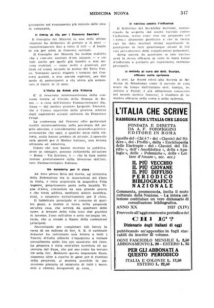 Medicina nuova periodico settimanale di scienze mediche, giurisprudenza sanitaria, medicina sociale e interessi delle classi sanitarie