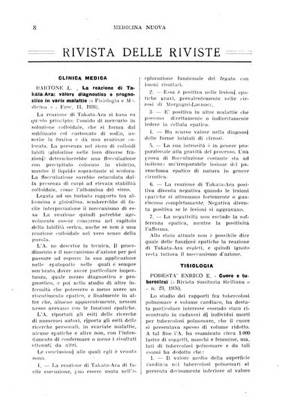 Medicina nuova periodico settimanale di scienze mediche, giurisprudenza sanitaria, medicina sociale e interessi delle classi sanitarie