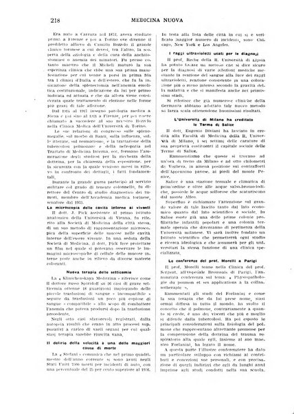 Medicina nuova periodico settimanale di scienze mediche, giurisprudenza sanitaria, medicina sociale e interessi delle classi sanitarie