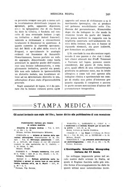 Medicina nuova periodico settimanale di scienze mediche, giurisprudenza sanitaria, medicina sociale e interessi delle classi sanitarie