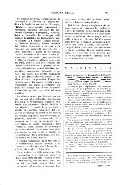 Medicina nuova periodico settimanale di scienze mediche, giurisprudenza sanitaria, medicina sociale e interessi delle classi sanitarie