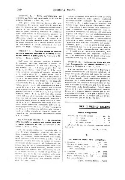 Medicina nuova periodico settimanale di scienze mediche, giurisprudenza sanitaria, medicina sociale e interessi delle classi sanitarie