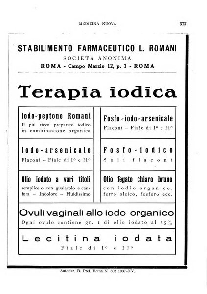 Medicina nuova periodico settimanale di scienze mediche, giurisprudenza sanitaria, medicina sociale e interessi delle classi sanitarie