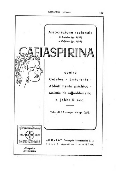 Medicina nuova periodico settimanale di scienze mediche, giurisprudenza sanitaria, medicina sociale e interessi delle classi sanitarie