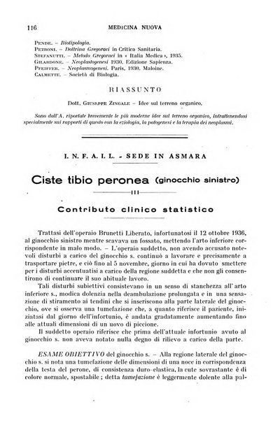 Medicina nuova periodico settimanale di scienze mediche, giurisprudenza sanitaria, medicina sociale e interessi delle classi sanitarie