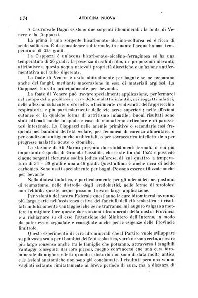 Medicina nuova periodico settimanale di scienze mediche, giurisprudenza sanitaria, medicina sociale e interessi delle classi sanitarie