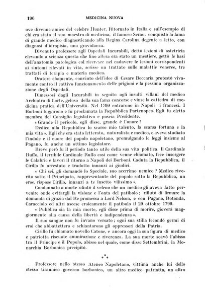 Medicina nuova periodico settimanale di scienze mediche, giurisprudenza sanitaria, medicina sociale e interessi delle classi sanitarie