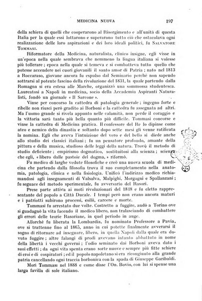 Medicina nuova periodico settimanale di scienze mediche, giurisprudenza sanitaria, medicina sociale e interessi delle classi sanitarie