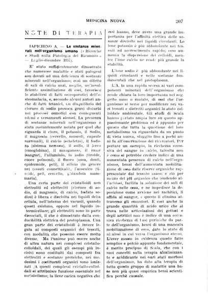 Medicina nuova periodico settimanale di scienze mediche, giurisprudenza sanitaria, medicina sociale e interessi delle classi sanitarie