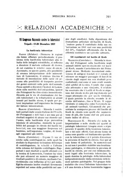 Medicina nuova periodico settimanale di scienze mediche, giurisprudenza sanitaria, medicina sociale e interessi delle classi sanitarie