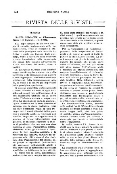 Medicina nuova periodico settimanale di scienze mediche, giurisprudenza sanitaria, medicina sociale e interessi delle classi sanitarie