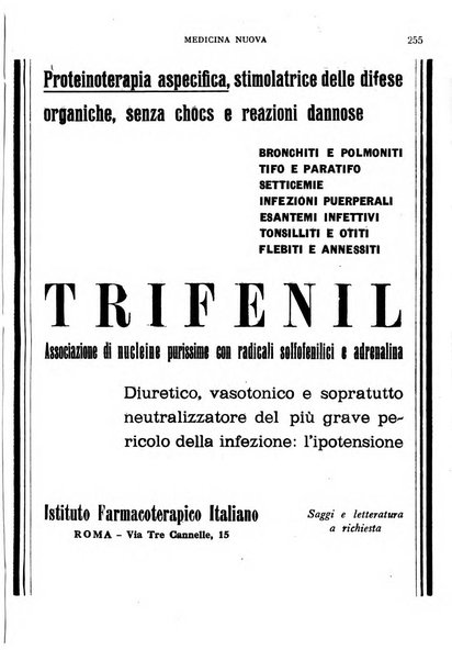 Medicina nuova periodico settimanale di scienze mediche, giurisprudenza sanitaria, medicina sociale e interessi delle classi sanitarie