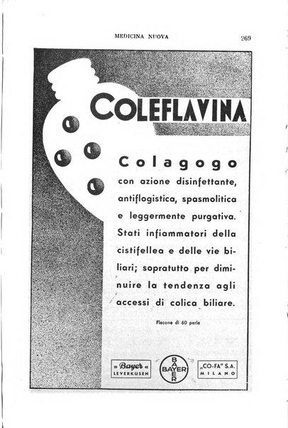 Medicina nuova periodico settimanale di scienze mediche, giurisprudenza sanitaria, medicina sociale e interessi delle classi sanitarie