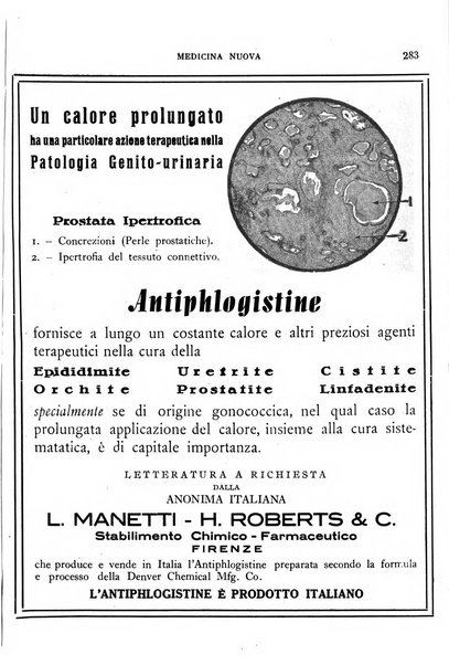 Medicina nuova periodico settimanale di scienze mediche, giurisprudenza sanitaria, medicina sociale e interessi delle classi sanitarie