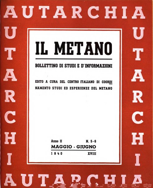 Il metano bollettino mensile di studi e d'informazioni edito