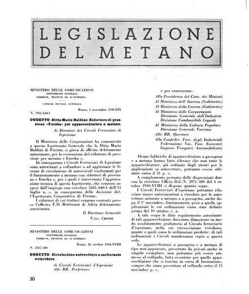 Il metano bollettino mensile di studi e d'informazioni edito