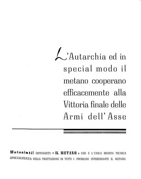 Il metano bollettino mensile di studi e d'informazioni edito