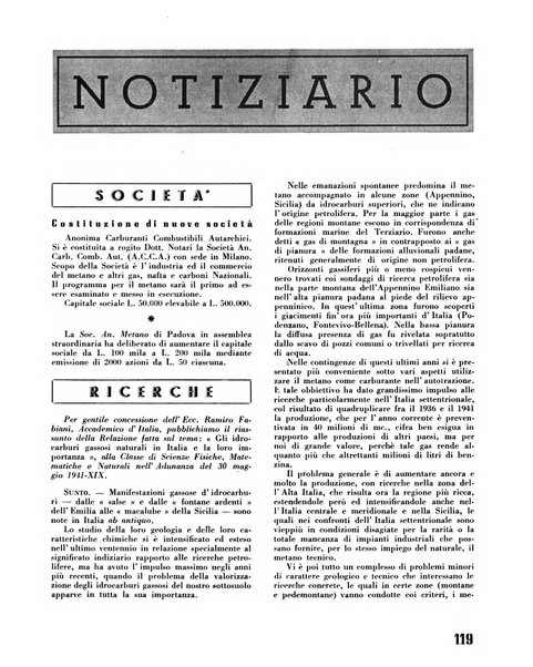 Il metano bollettino mensile di studi e d'informazioni edito