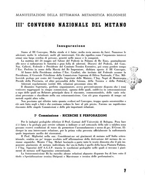 Il metano bollettino mensile di studi e d'informazioni edito