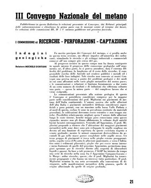 Il metano bollettino mensile di studi e d'informazioni edito